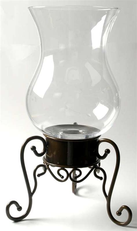 princess house meridian hurricane with metal stand|Princess House Hurricane Lamp .